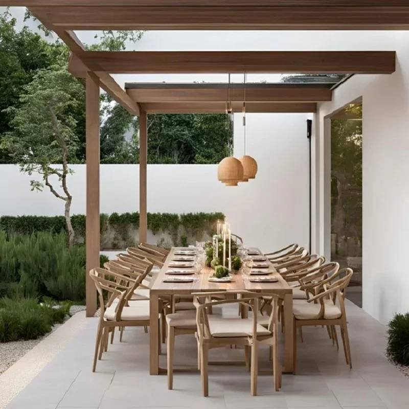 Dining Chairs in Outdoor Dining Area