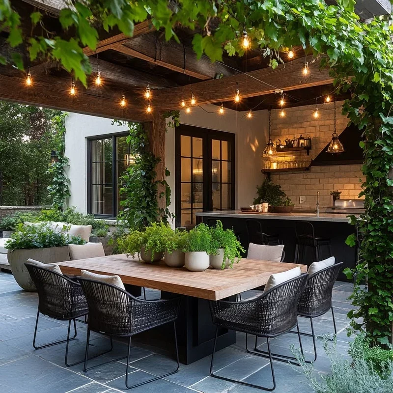 Home Dining Rooms in Outdoor Patios