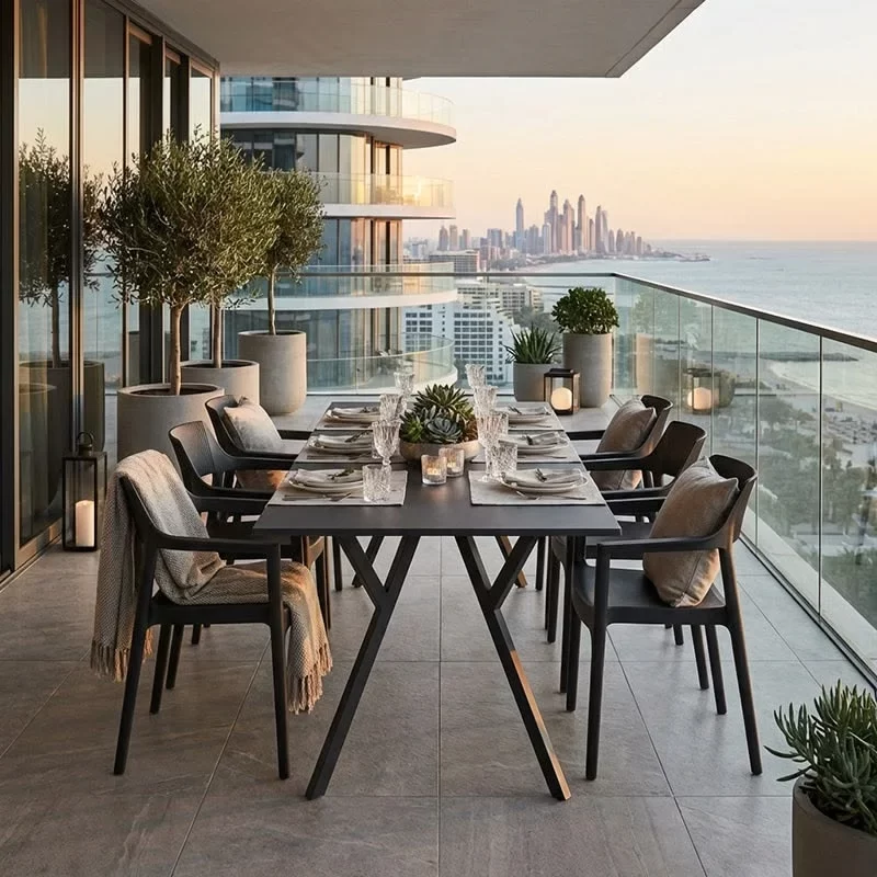 Outdoor Dining Sets in Balcony