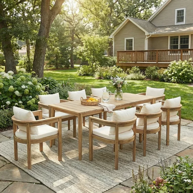 Outdoor Dining Sets in Home Gardens