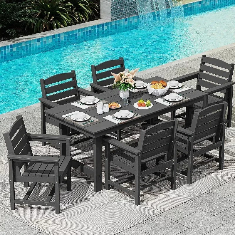 Outdoor Side Table in Poolside Seating Zone