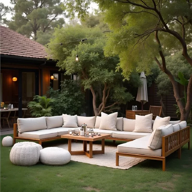 Outdoor Sofa In Garden Lounging