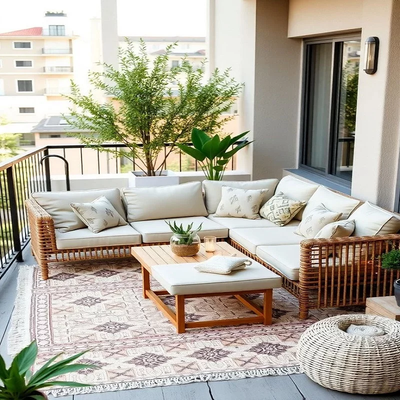 Outdoor Sofa in Balcony Seating