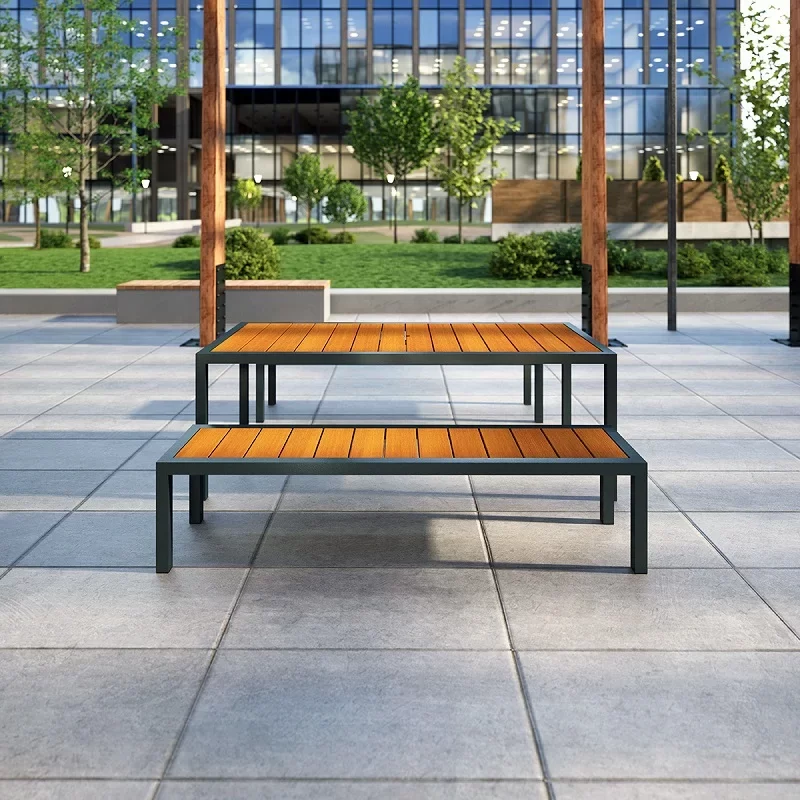 Outdoor benches in campuses