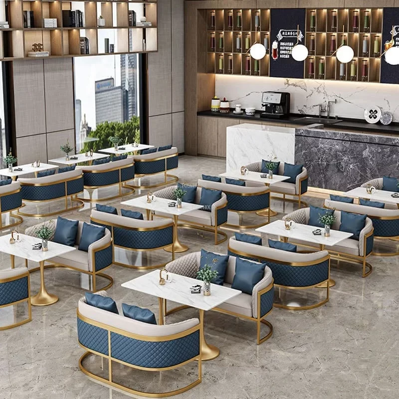 Outdoor furniture in restaurant