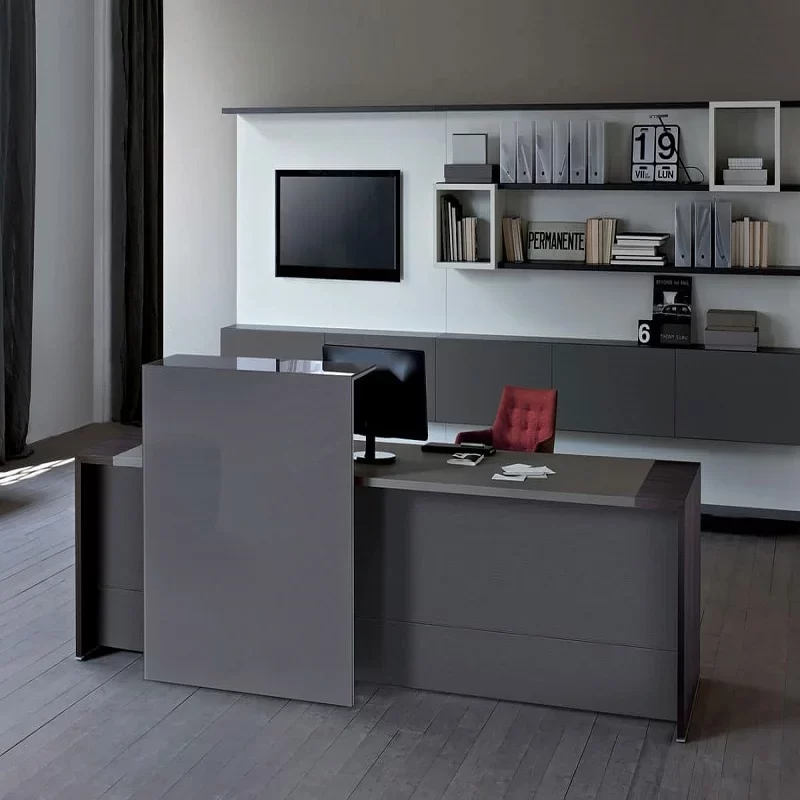 Reception Desks in Office Entrance